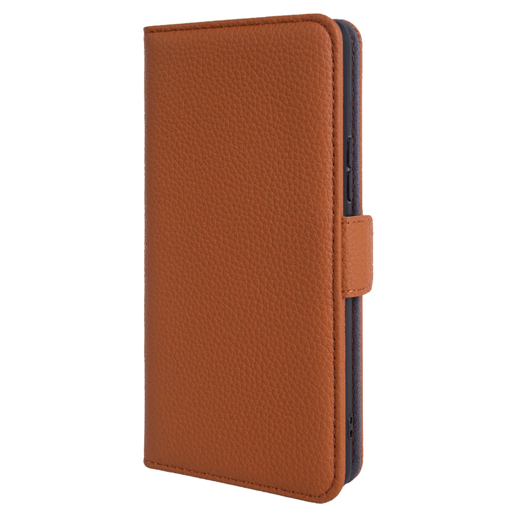 For Samsung Galaxy F22 Fall Proof Genuine Cow Leather Stand Cover Litchi Texture Wallet Phone Case For Samsung Galaxy F22 Fall Proof Genuine Cow Leather Stand Cover Litchi Texture Wallet Phone Case